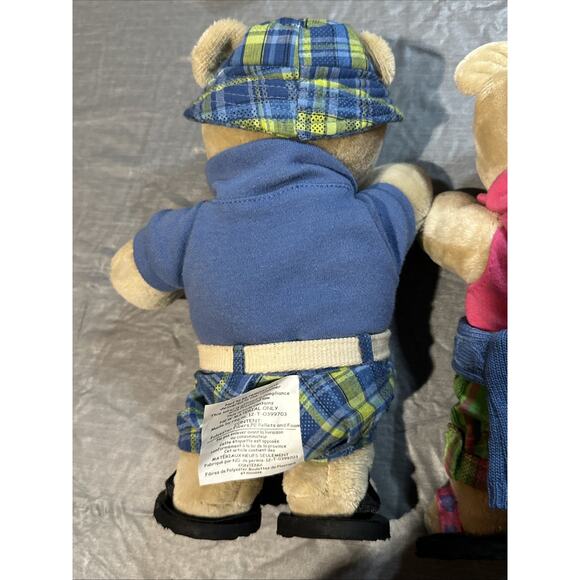 Starbucks Bearista Bear 2007 Preppy Summer Girl & Boy Plush: 62nd, 63rd Editions - Picture 6 of 12